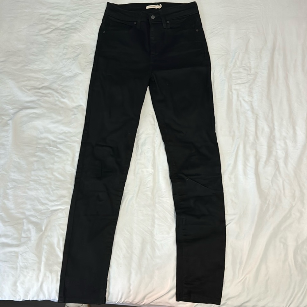 Black Levi skinny jeans
